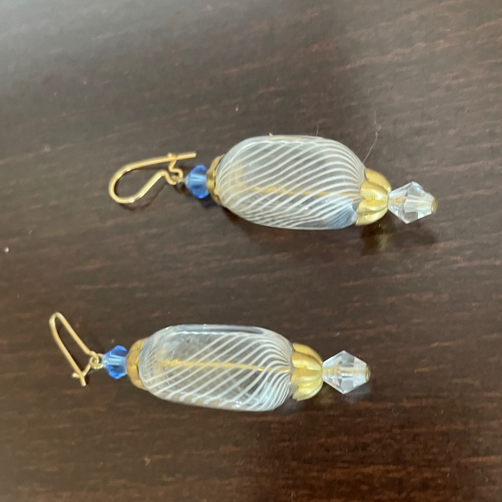 Hand Blown Italian Glass Earrings
